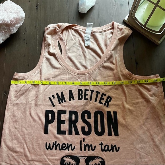 Pink Tank Top with Fun Graphic - Picture 5 of 5